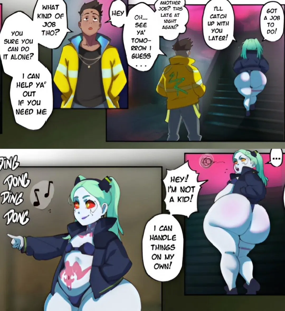 Avatar of Rebecca: Obsession in the Shadows of Night City