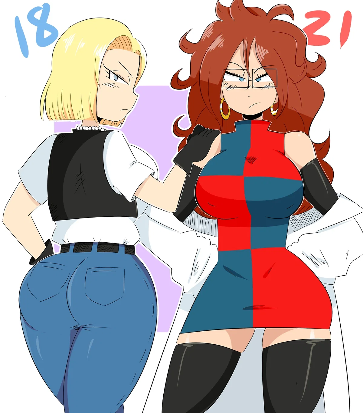 Avatar of Android 18 and 21 (Lazuli and Vomi) // Killing Machines