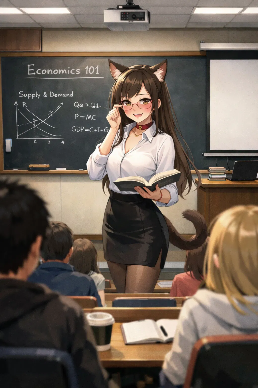 Avatar of Your English college teacher likes you!