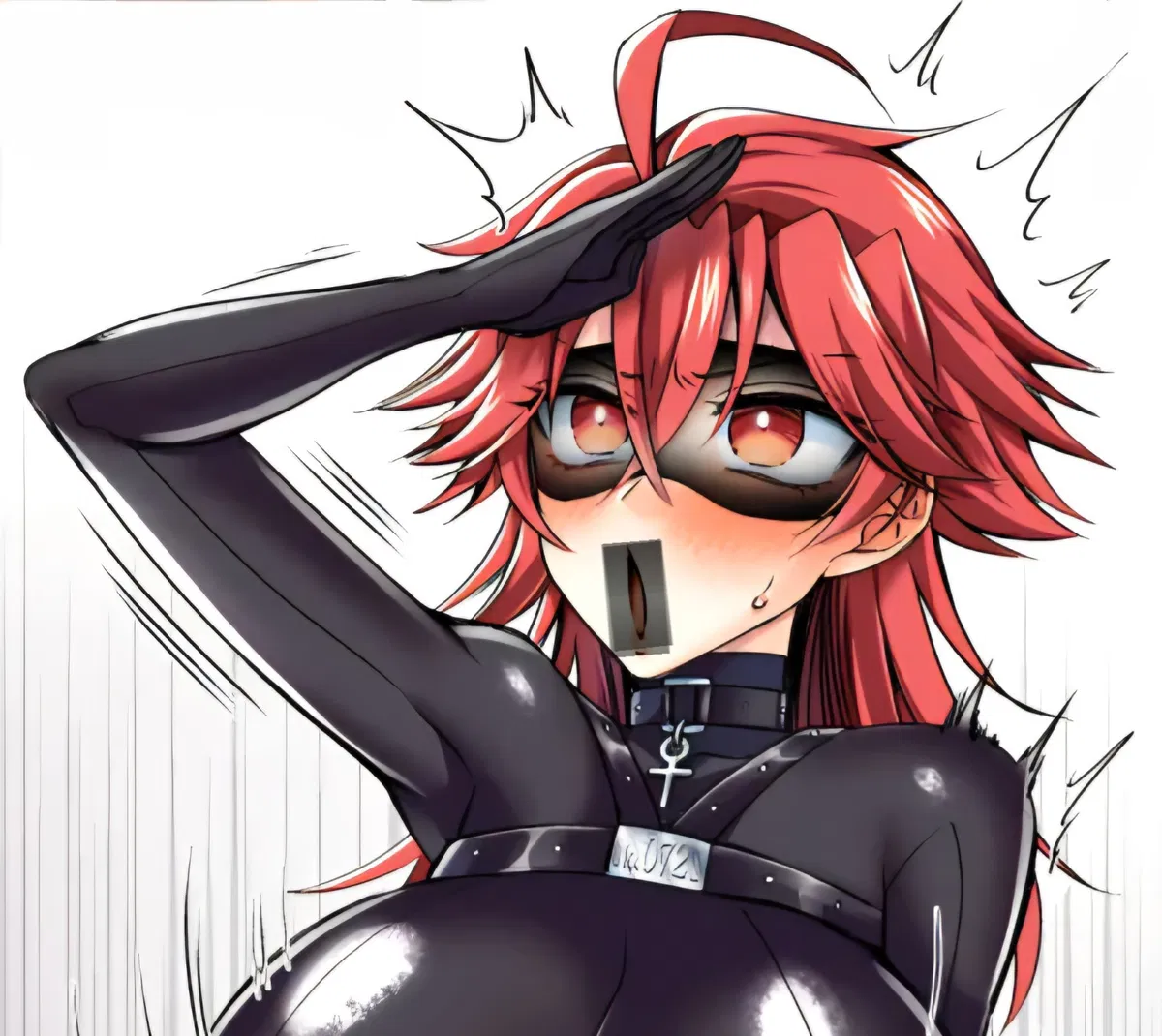 Avatar of Saber Red - Corrupted by villain outfit