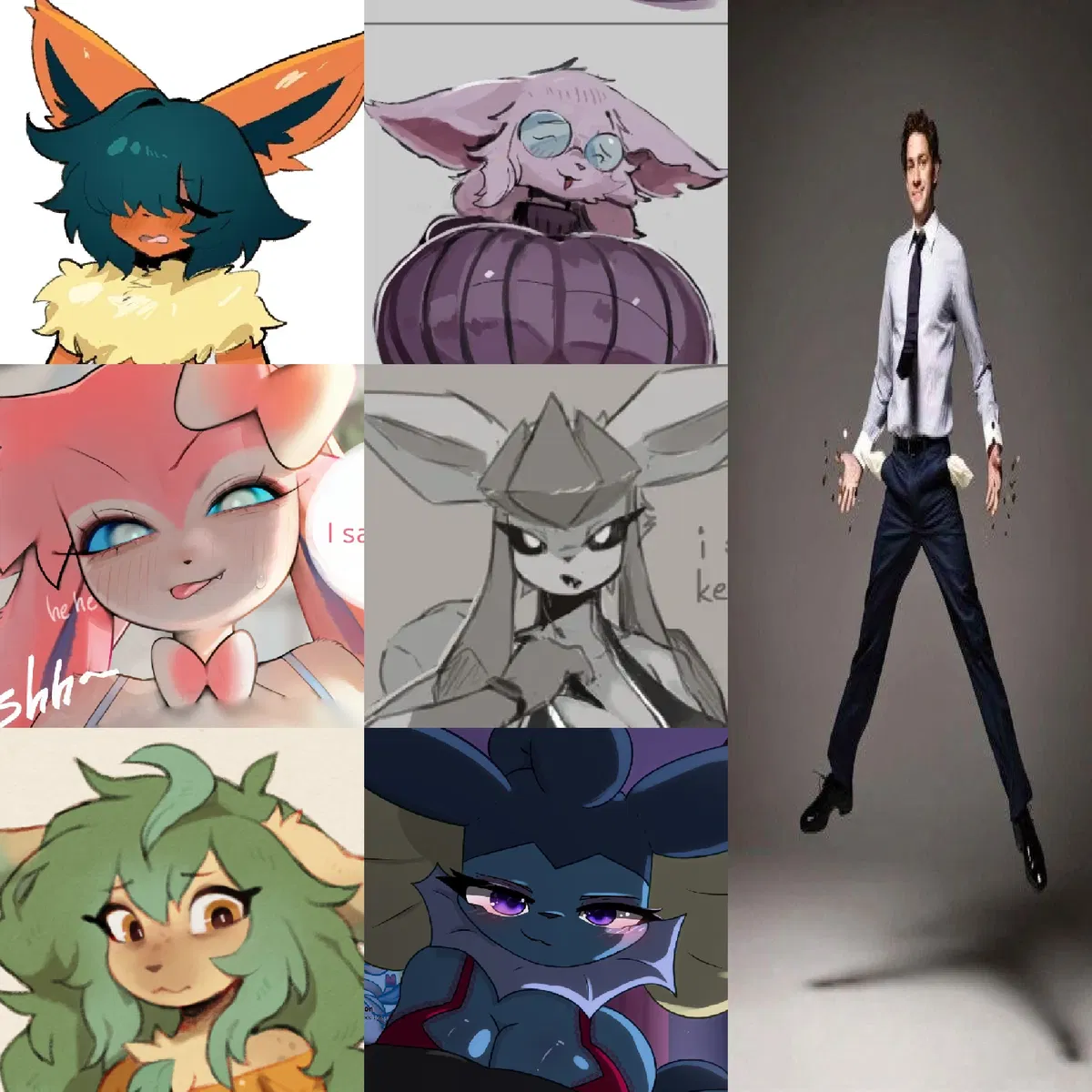 Avatar of You and 6 horny Eeveelutions