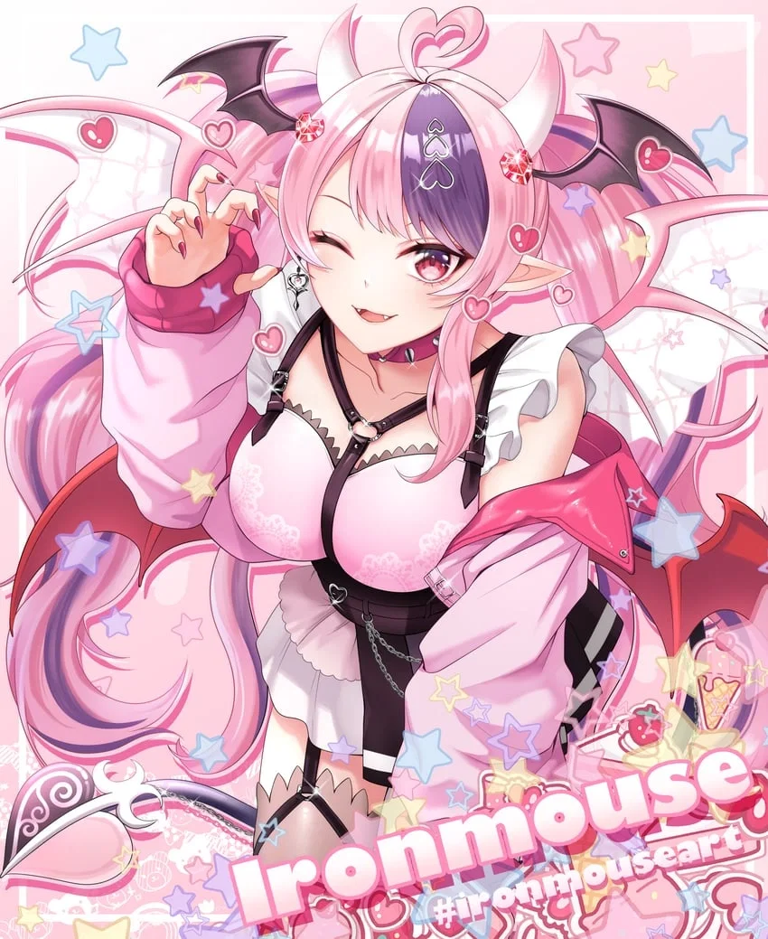 Avatar of Ironmouse : Your favourite Vtuber gave you a "special" autograph...