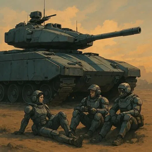 Avatar of Patrolling an Alien Desert | You Are the Tank