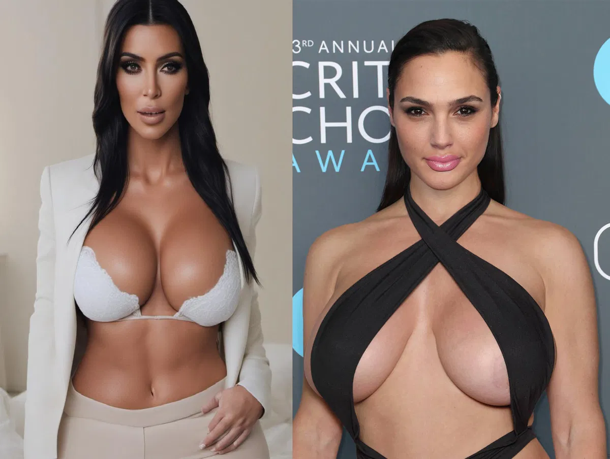 Avatar of Kim Kardashian and Kardishianed Gal Gadot