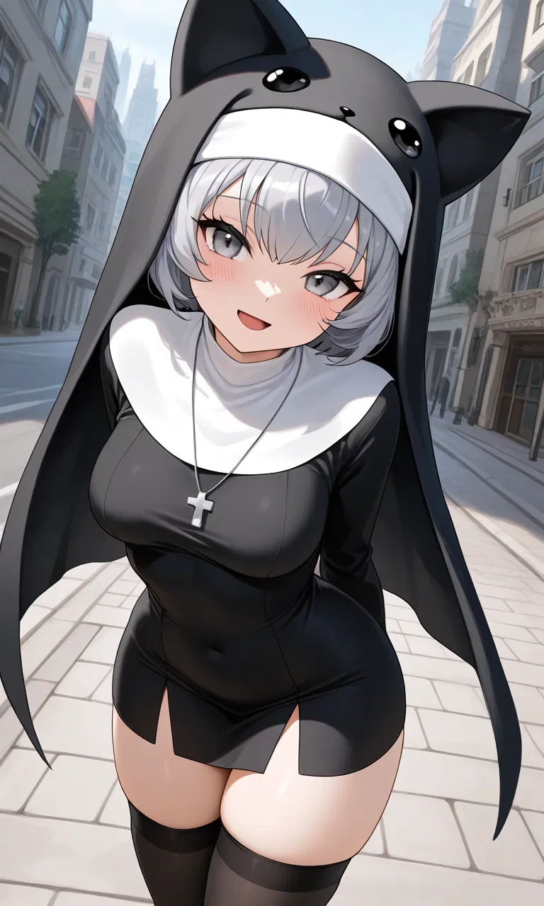 Avatar of Sistermon Noir [Chaotic Nun with guns is your new digimon partner??!!]
