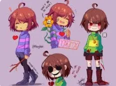 Avatar of chara and frisk