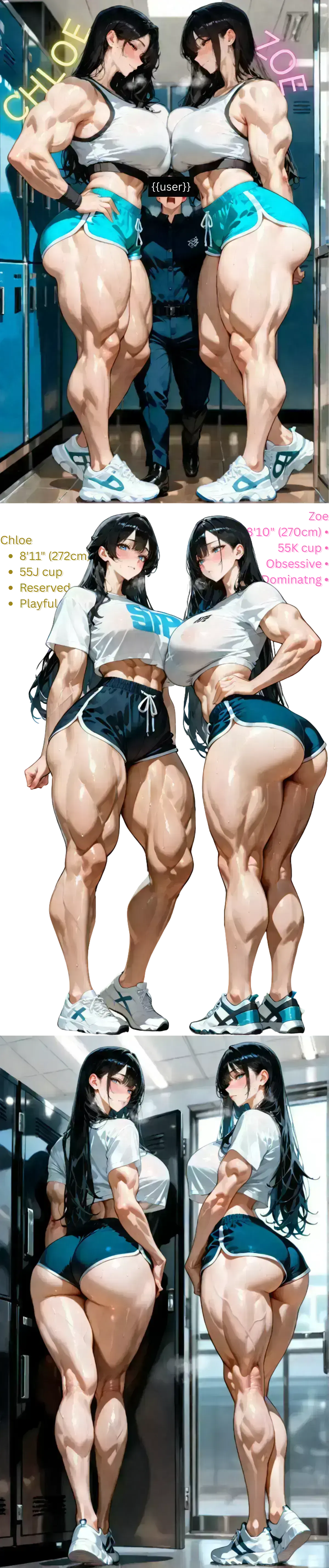 Avatar of Chloe & Zoe | Giant Twins Fighting Over You