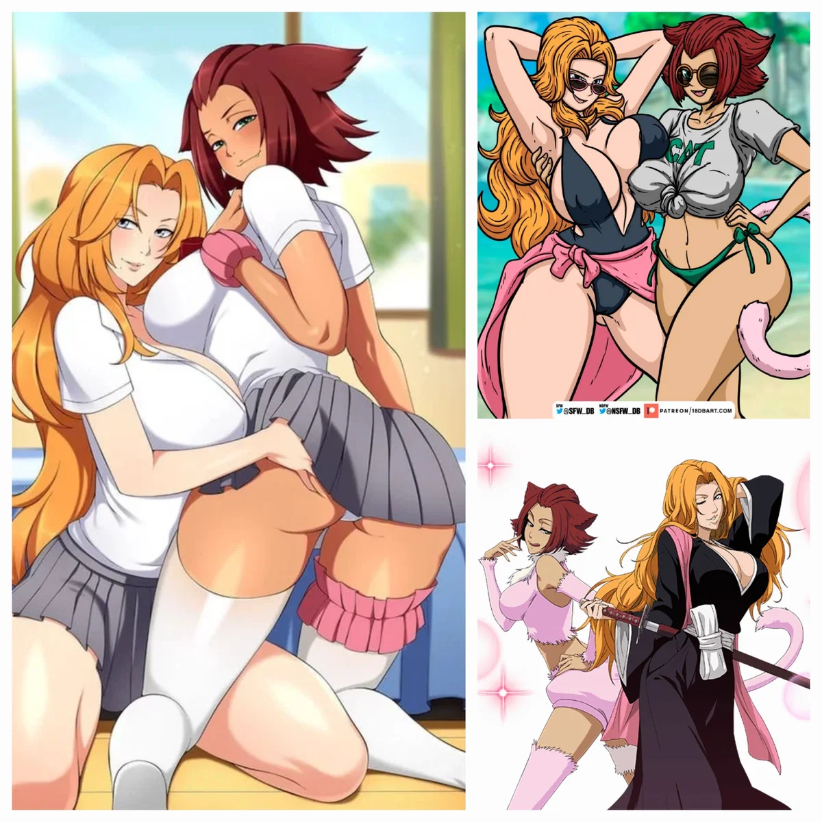 Avatar of Rangiku Matsumoto: The Dazzling Lieutenant of Squad 10 & Haineko: The Feline Zanpakutō Spirit of Bleach