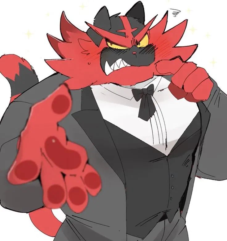 Avatar of Incineroar - Fiery Butler