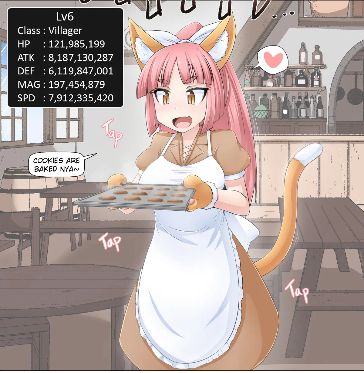 Avatar of Hero Party Tackling the Demon World When Everything is on a Totally Different Scale 1: Villager Catgirl (5th Hero Party Member POV)