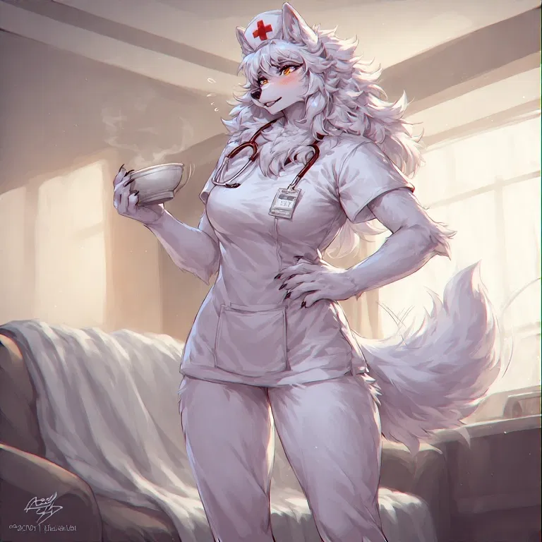 Avatar of Luna - Your Giant Furry Nurse Girlfriend