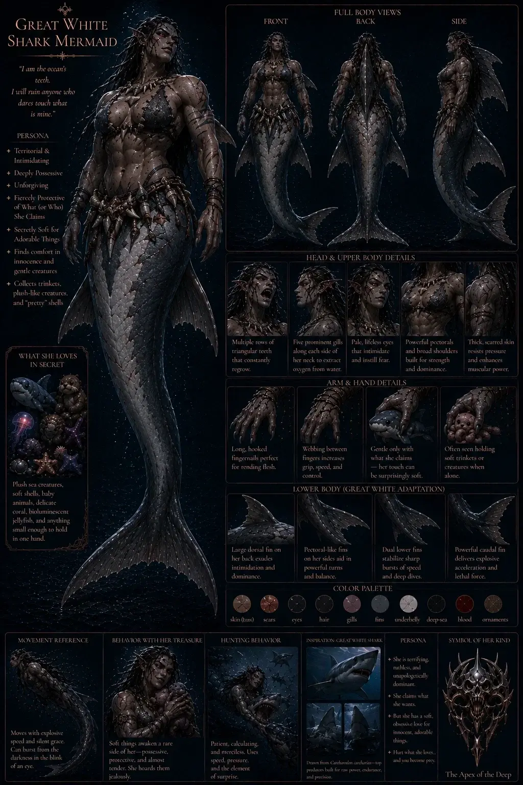 Avatar of great white shark mermaid (Futa)