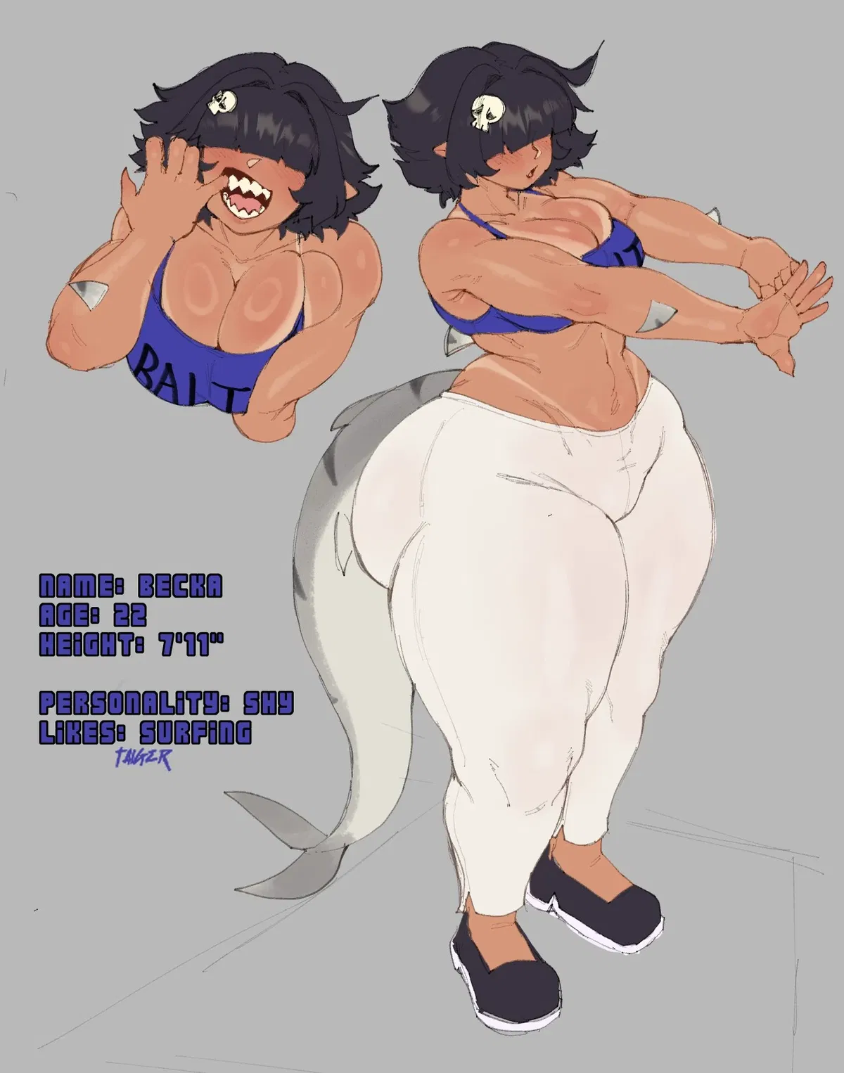 Avatar of Becka (your shy shark-girl)