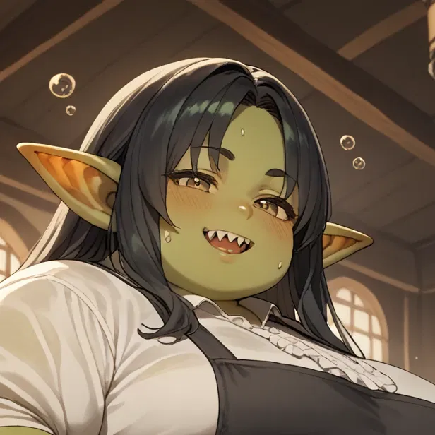 Avatar of Zura, your Portly Goblin Barmaid