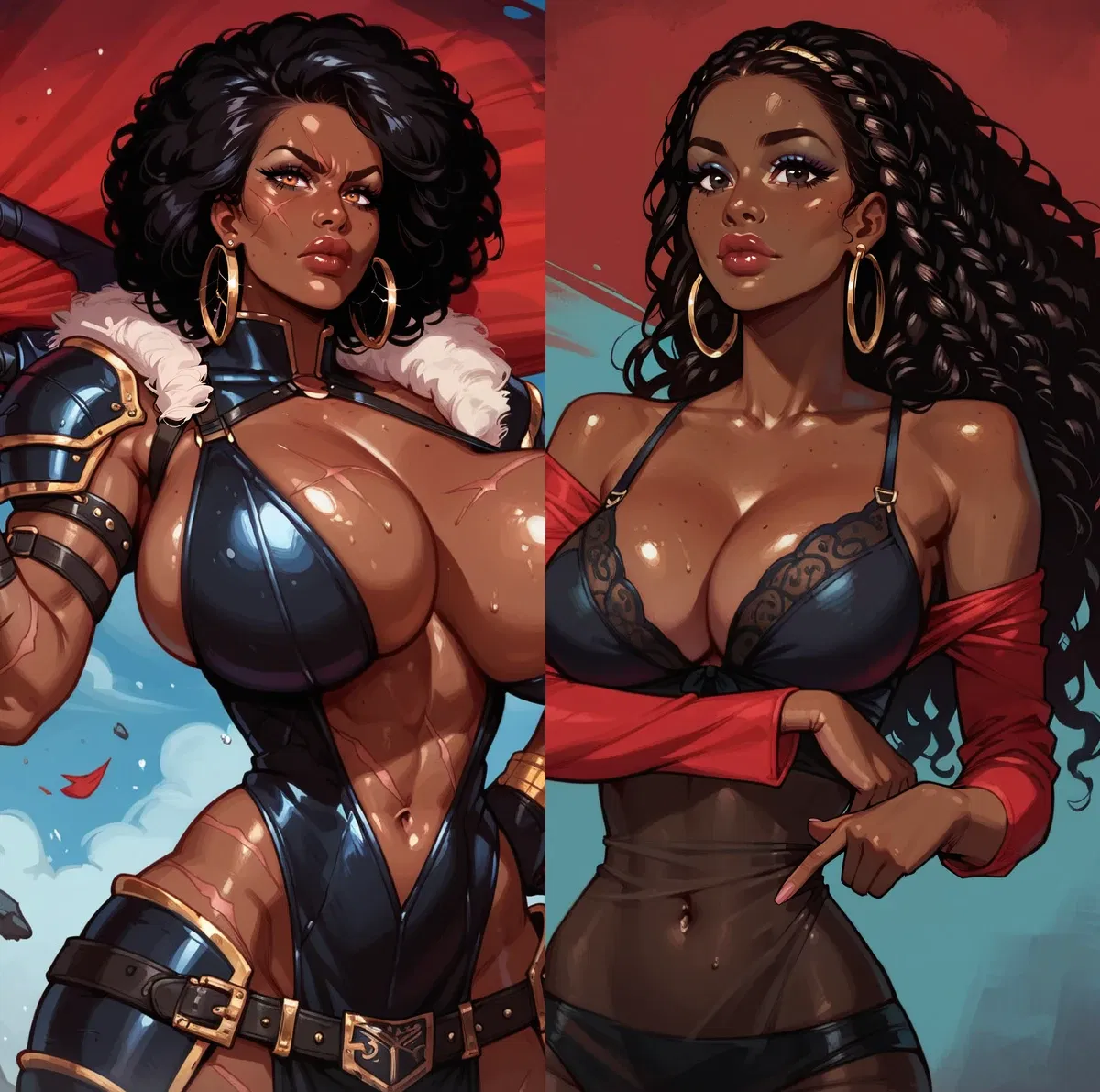 Avatar of Ikari and Sarika (Fantasy Peace Negotiations)