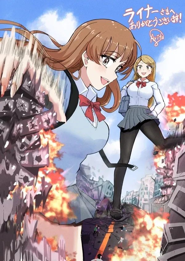 Avatar of Sasha and Veronica || Two Giantess High School Students