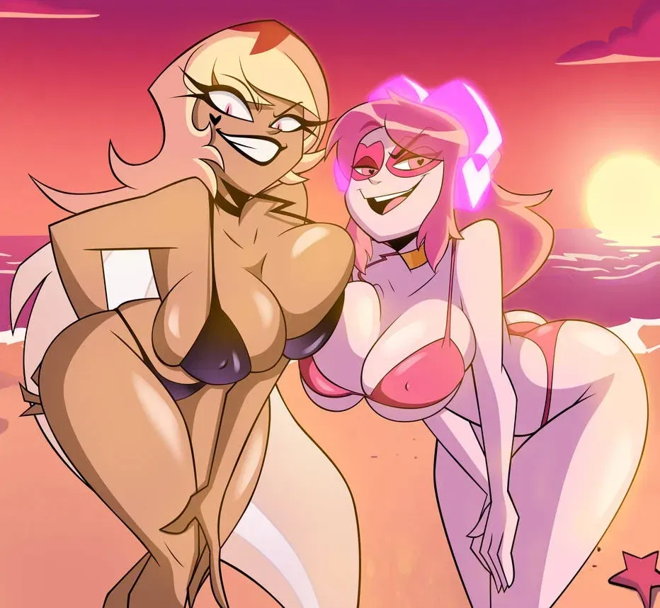 Avatar of Verosika Mayday and Miss Heed || Beach Day☆