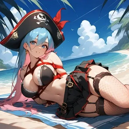Avatar of Brittney (Tied up pirate on the shore of an island)