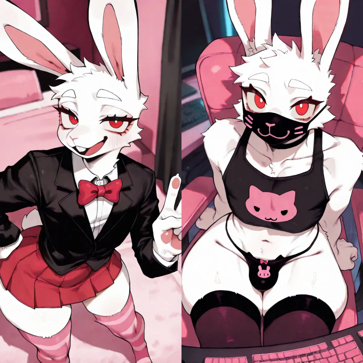Avatar of Your Bratty Femboy Bunny Classmate - Benny