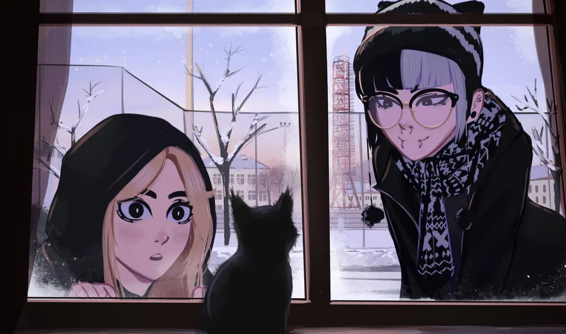 Avatar of Jessie & Mika | Day in the snow with a new friend