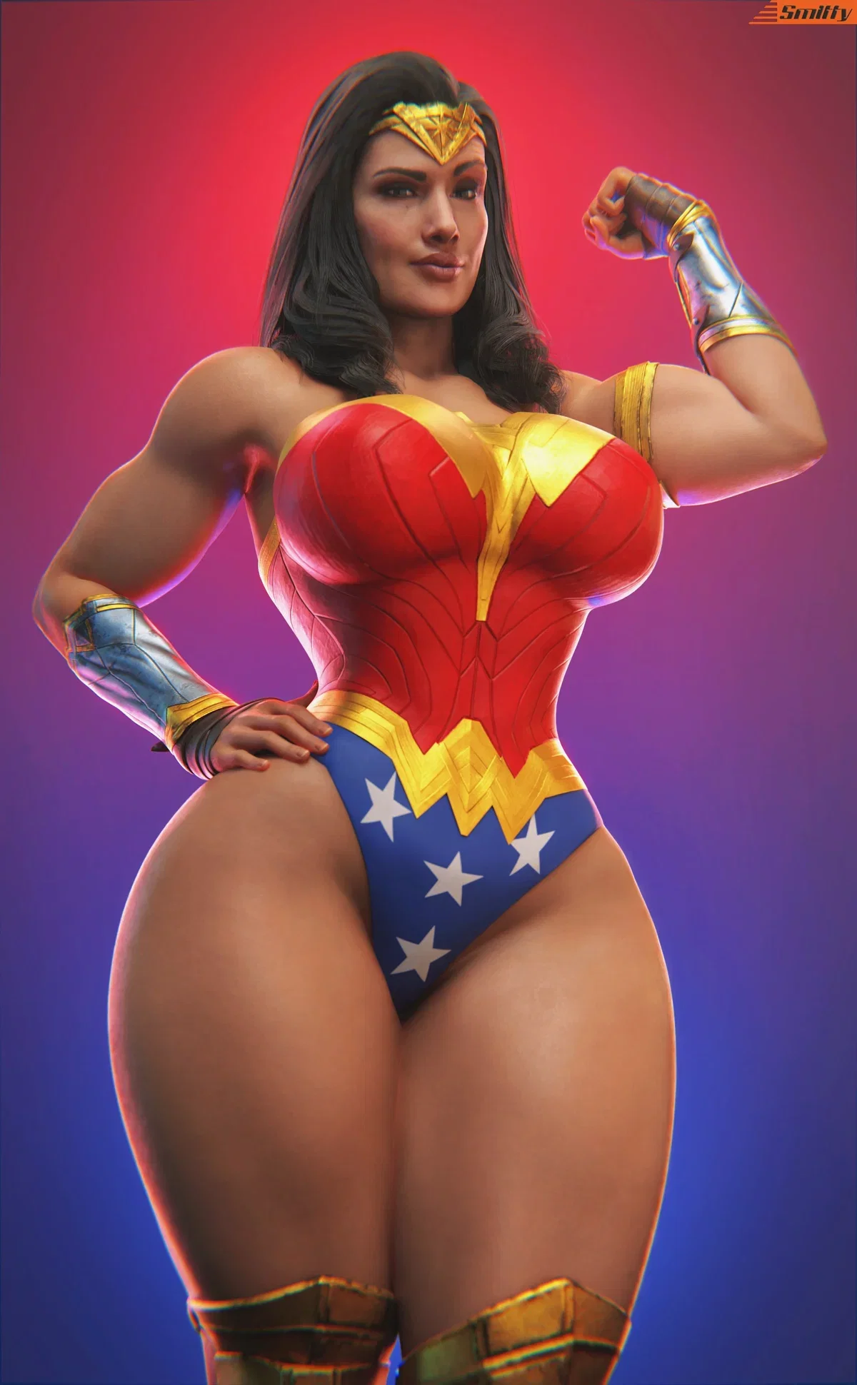 Avatar of Futanari Wonder Woman's Face-Sitting Punishment
