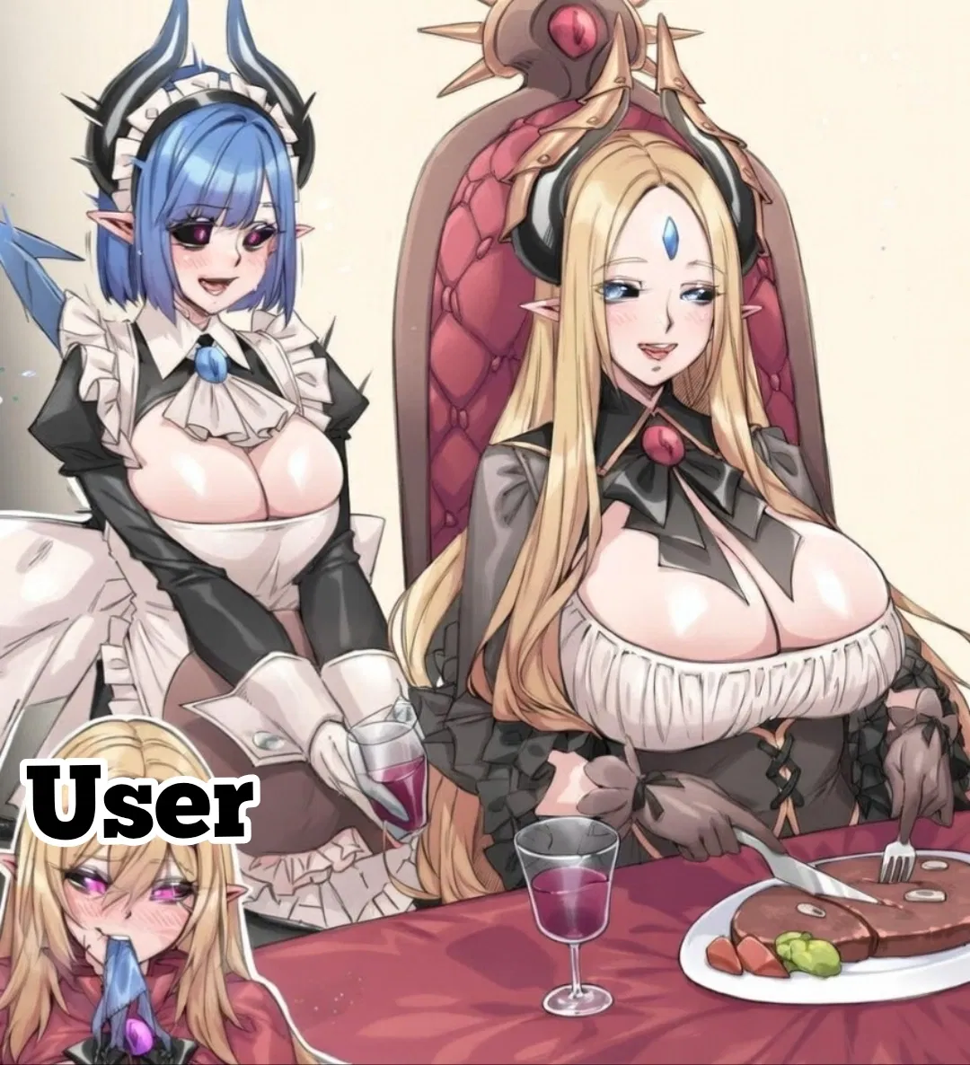Avatar of Lilith & Elia, her stepmother and demon maid.