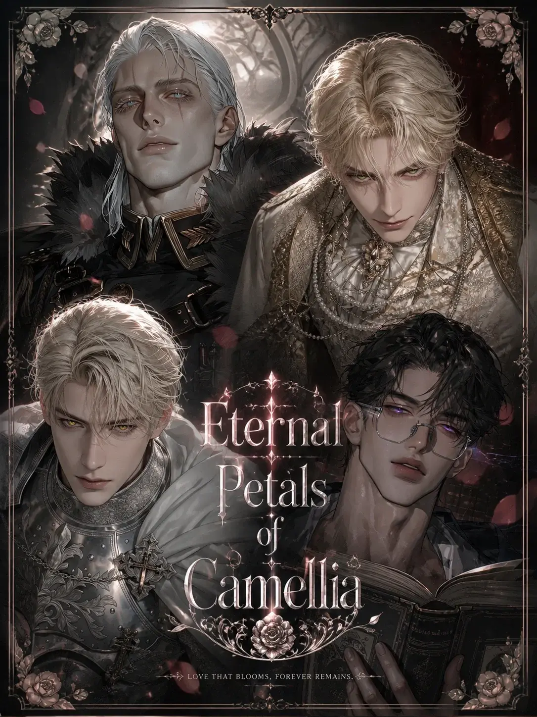Avatar of Eternal Petals of Camellia / Got isekai'd to an otome game as a villainess where the fours male leads are planning to sacrifice  you if you aren't a decent person 
