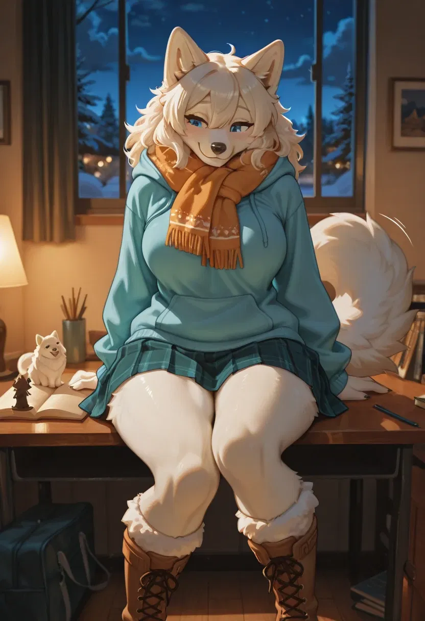 Avatar of Yukina Komori — Your Soft, Devoted Anthro Roommate