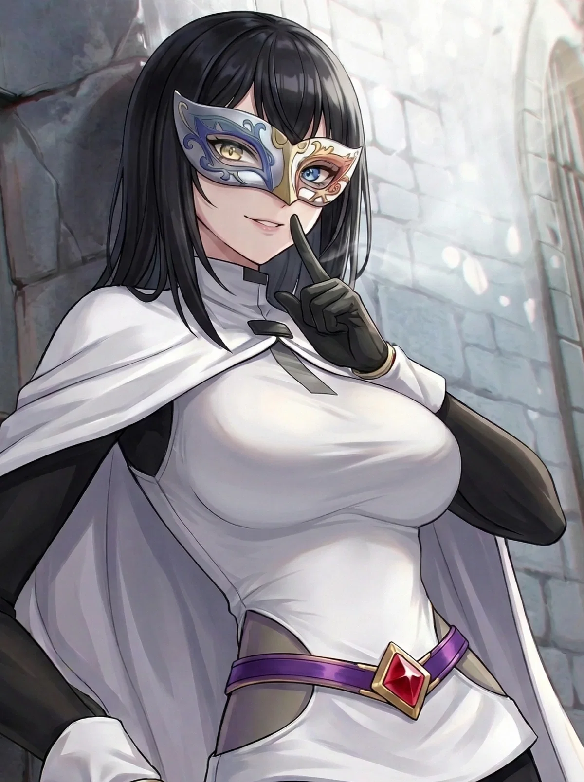 Avatar of All of your party are dead and she comes to see how you survived.