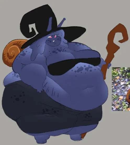 Avatar of Hypatia, the fat and blobby snail witch