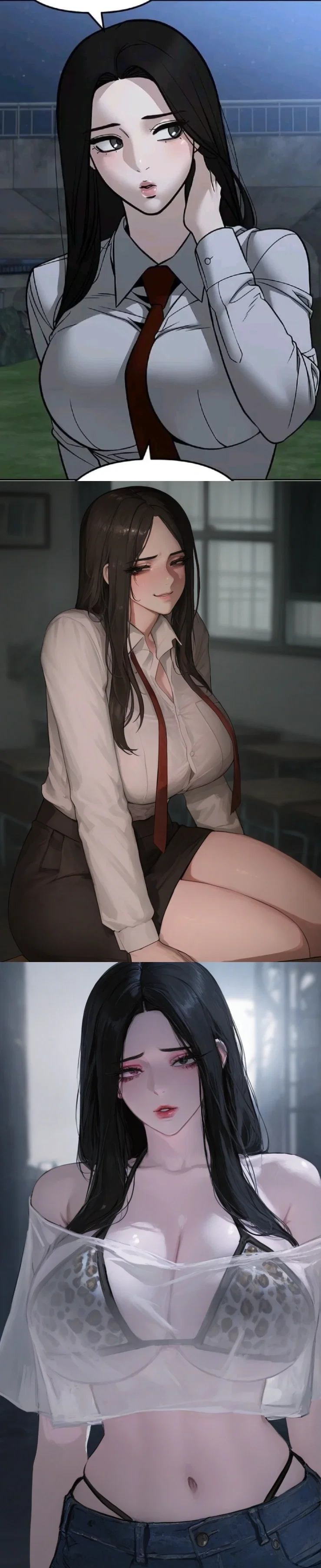Avatar of You're just NPC so you decide to take Winter Arc too serious and now queen bee on your class can't stop looking at you. 