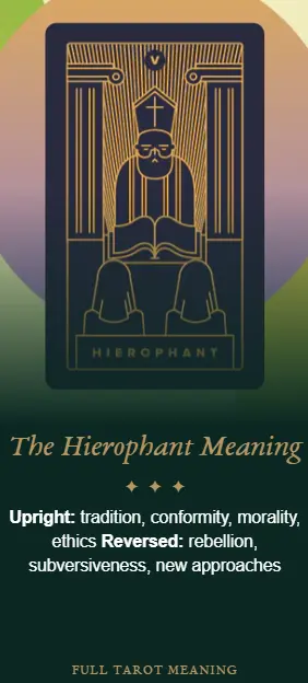 Avatar of ○V - The Hierophant● Trinity