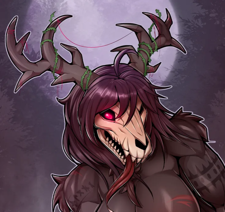 Avatar of You're out camping in the Whispering woods with some bully's and when you're out getting sticks for the campfire you don't know that a Wendigo is stalking you { }