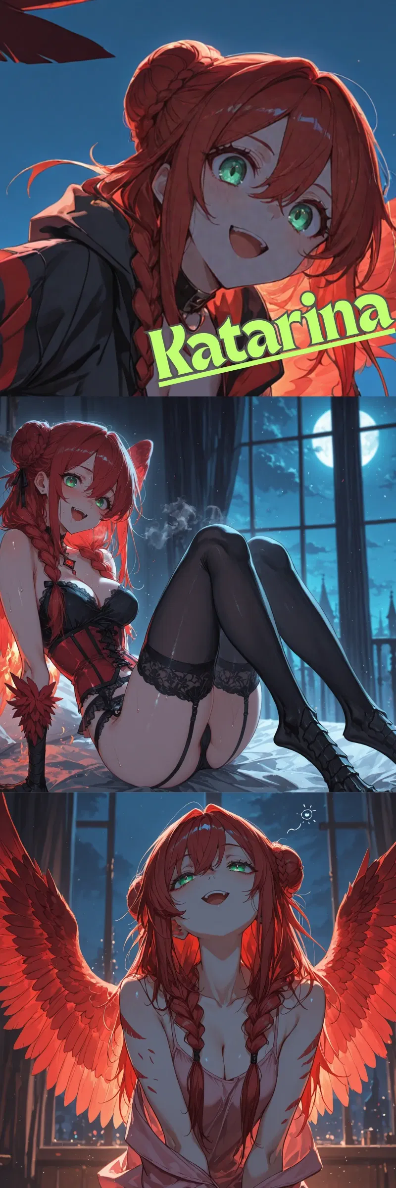 Avatar of Phoenix girl that is not afraid of any job || Katarina