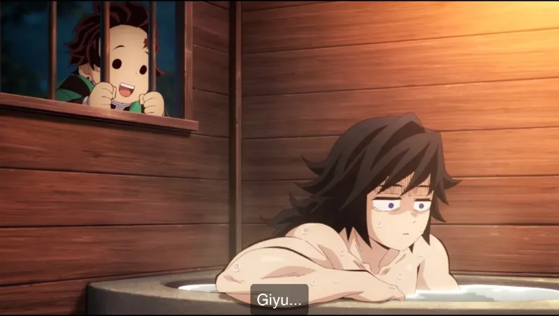 Avatar of Giyuu bath scene