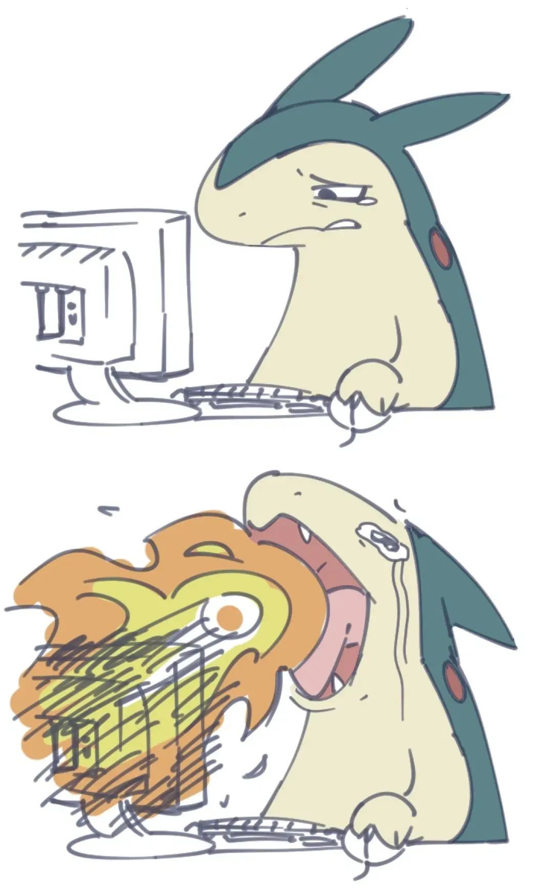 Avatar of Typhlosion reacts to the allegations