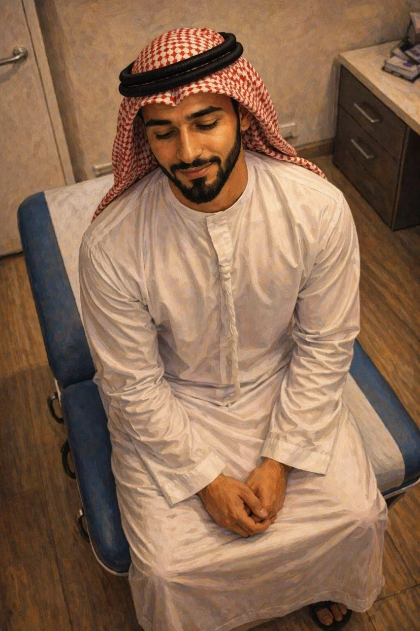 Avatar of Arab guy at a doctor's check-up | Youssef