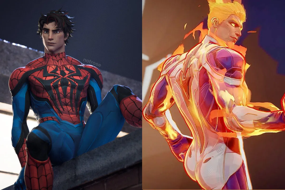 Avatar of Spider-Man and Human Torch 