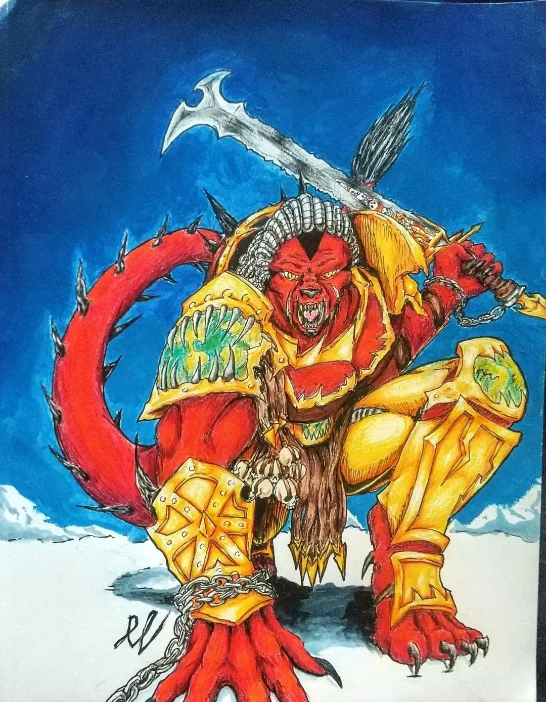 Avatar of Female Daemon Angron