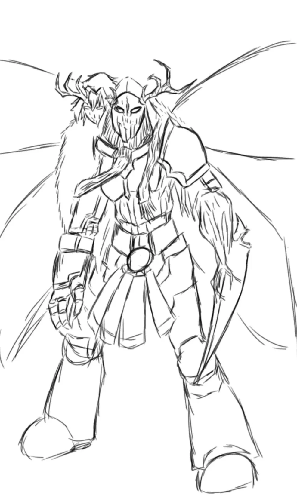 Avatar of Female Daemon prince Mortarion 