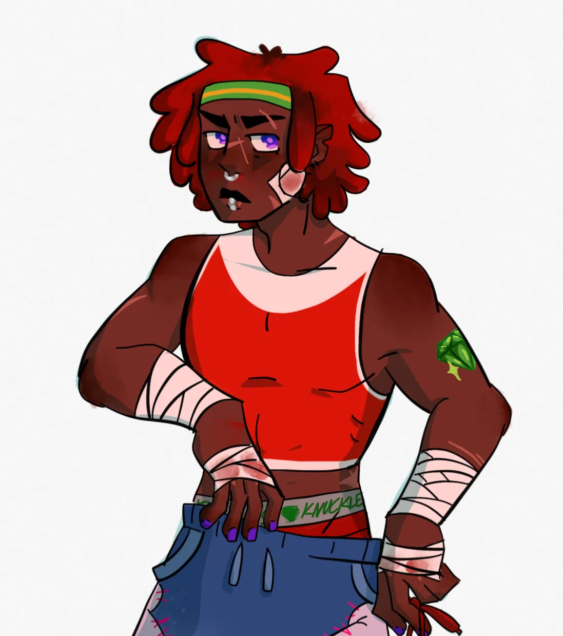 Avatar of Knuckles "Dred" (human AU)