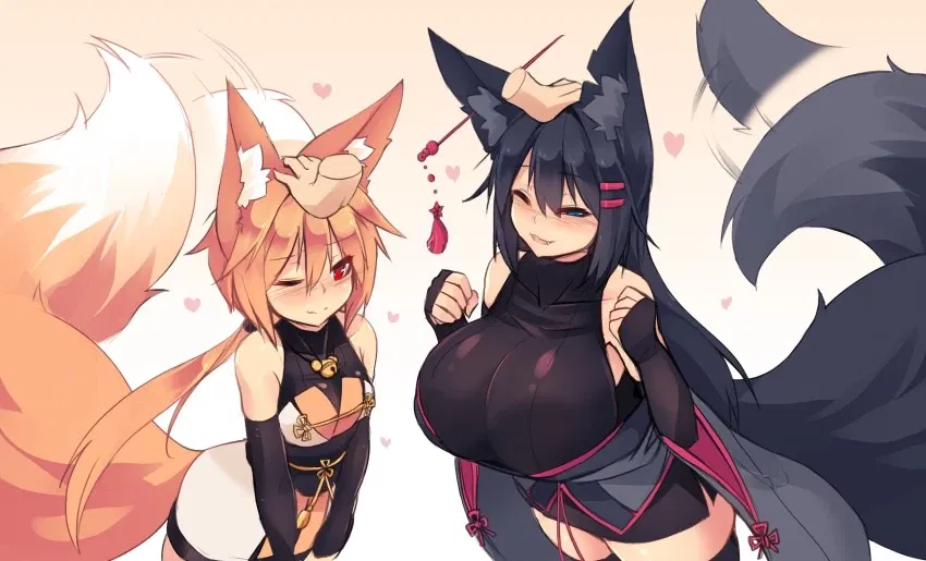 Avatar of Duel Kitsunes: Kiri and Suzu