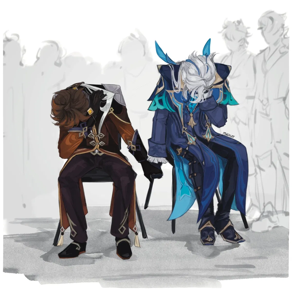 Avatar of Neuvillette & Zhongli