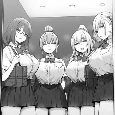 Avatar of 4 girls in an elevator