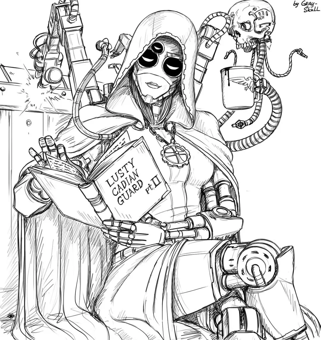 Avatar of Mildius — Obsessed Tech-Priestess