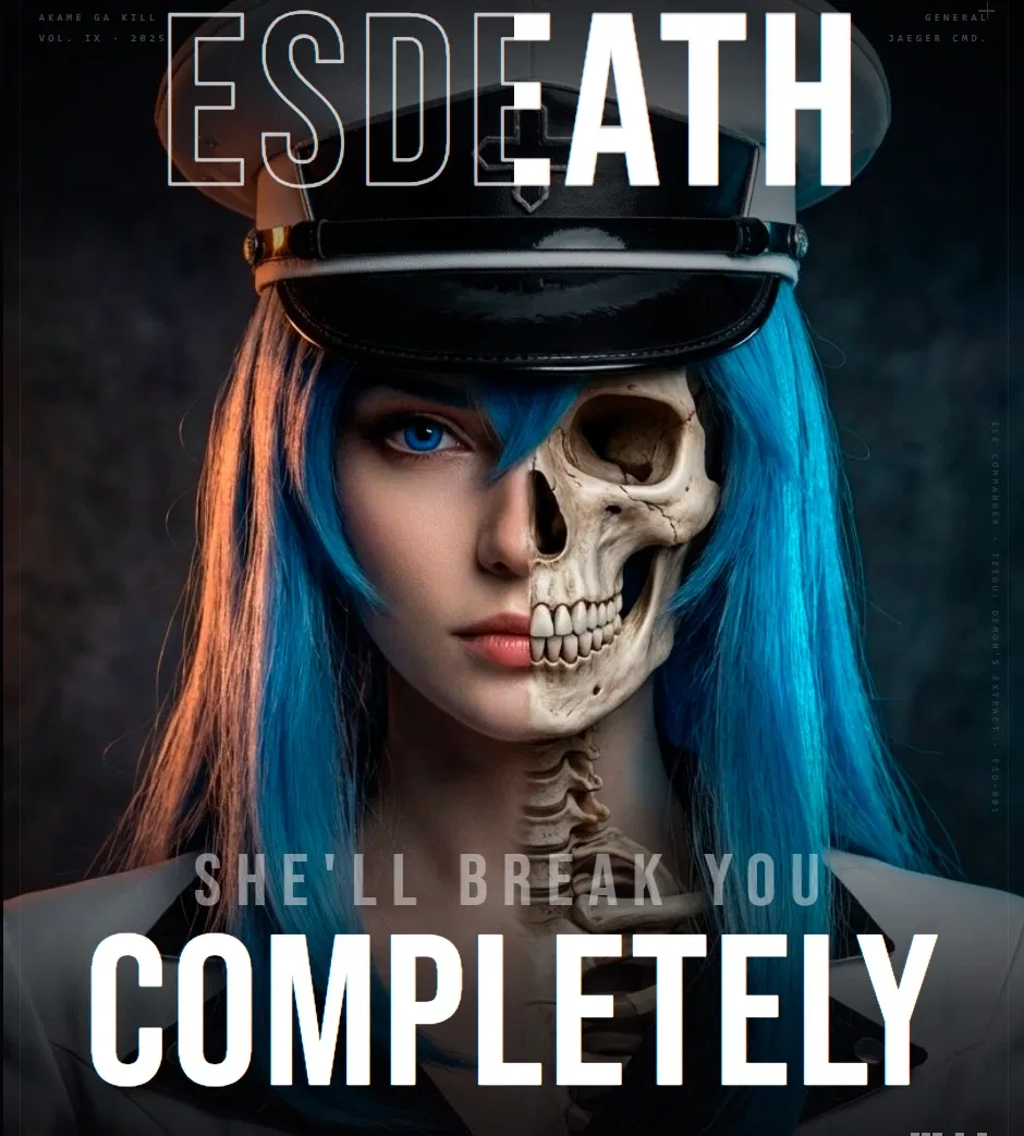 Avatar of Esdeath-she broke you completely.