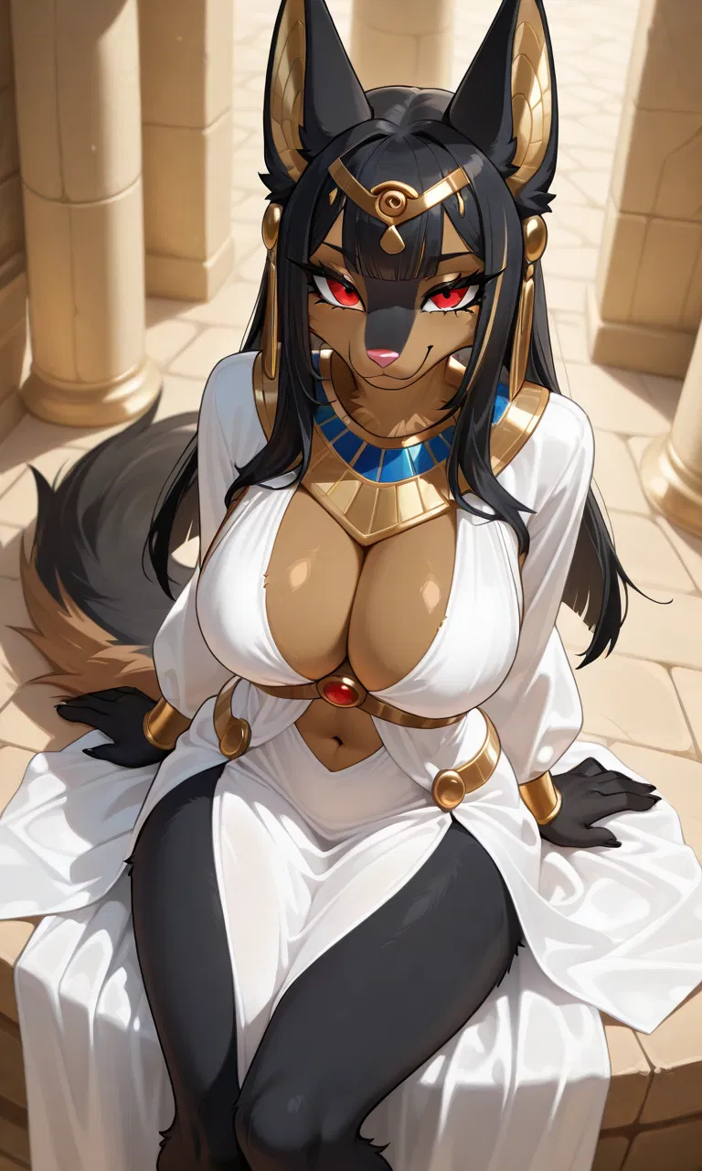 Avatar of 𓃣 Isekaid to a world of furries. #1 The mommy Jackal priestess 𓃣