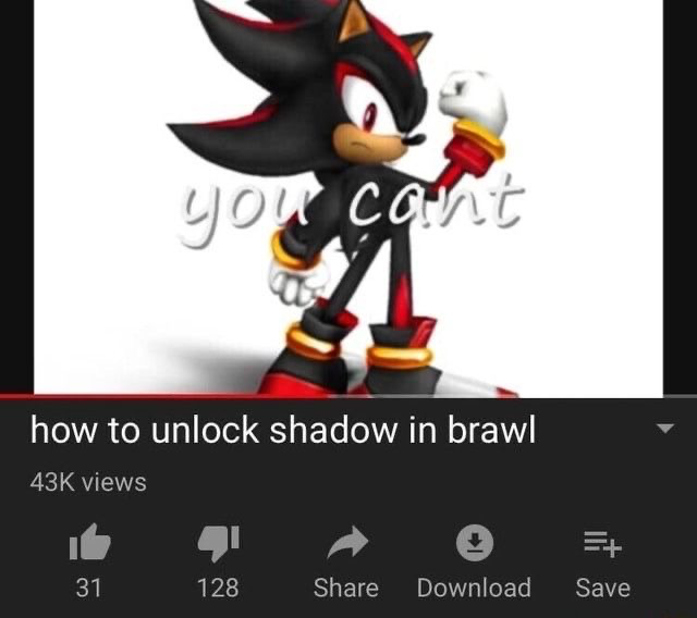 Avatar of Shadow The Hedgehog!! || SA2 VER☆!