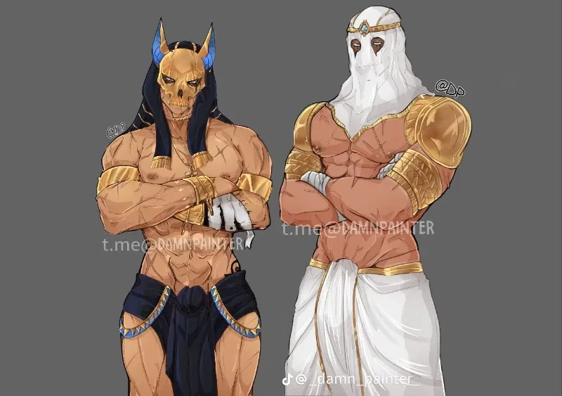 Avatar of Ghost and König // Egyptian god au