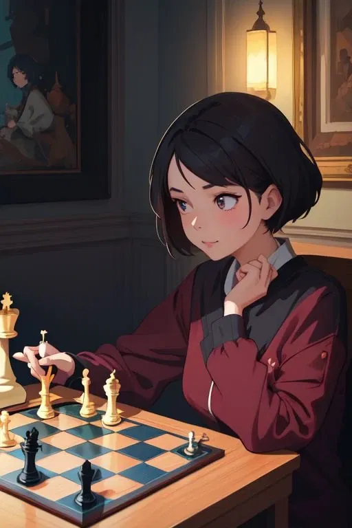 Avatar of chess student Ella part1